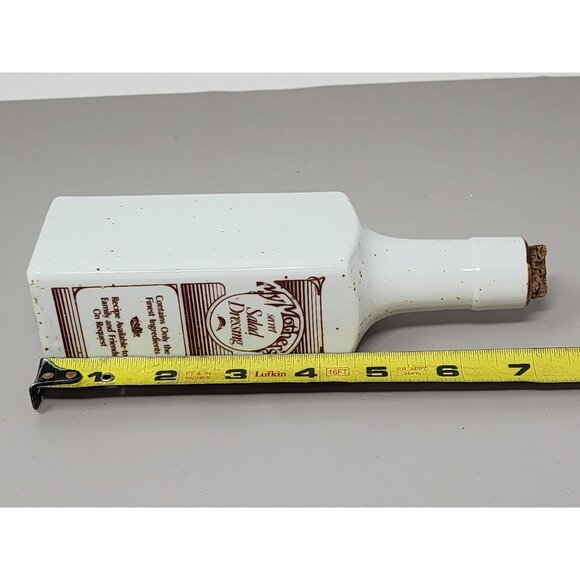 Vintage‎ Retro Ceramic My Mothers Secret Salad Dressing Jar - Picture 7 of 9